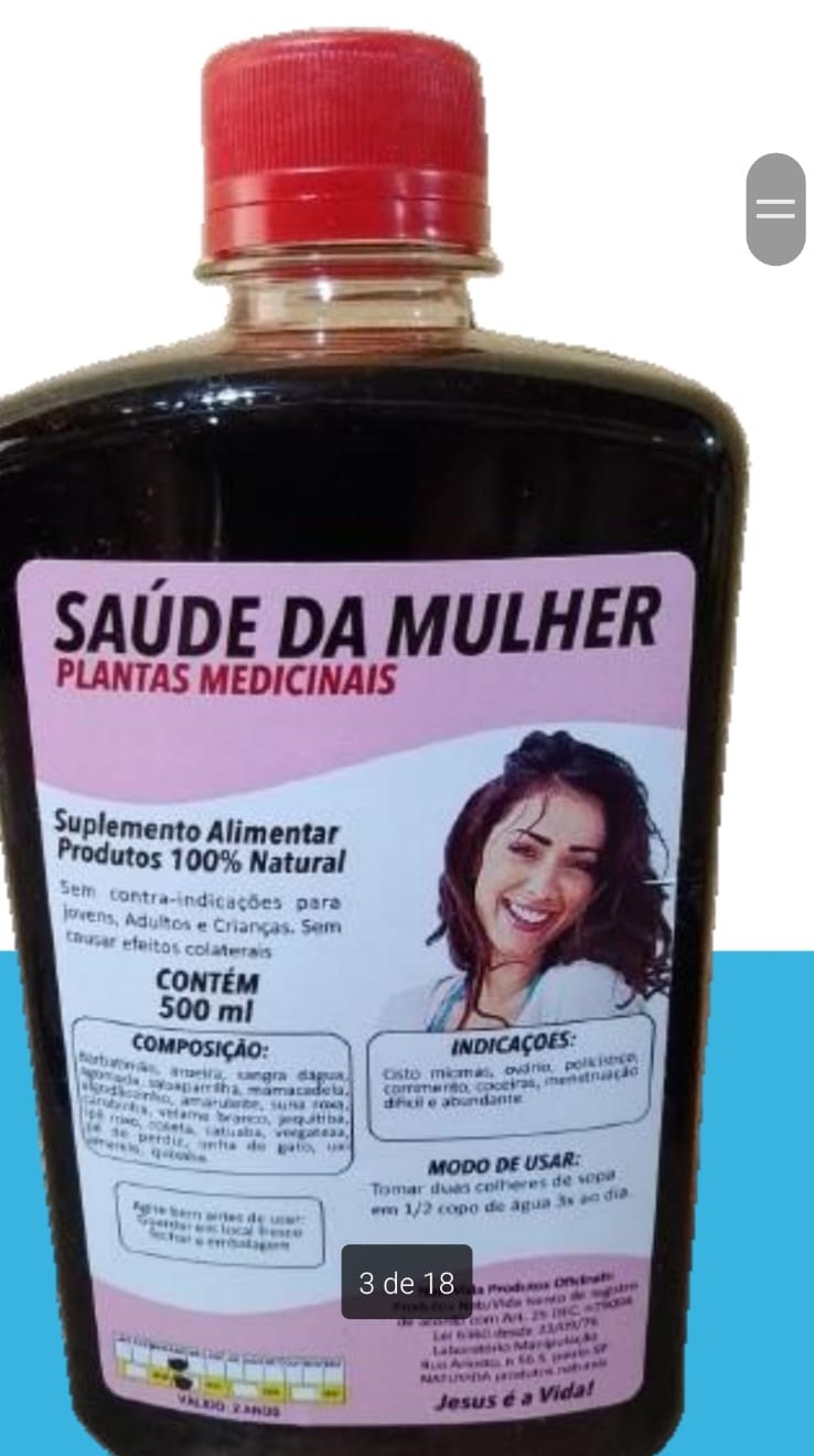 Garrafa Saúde da Mulher