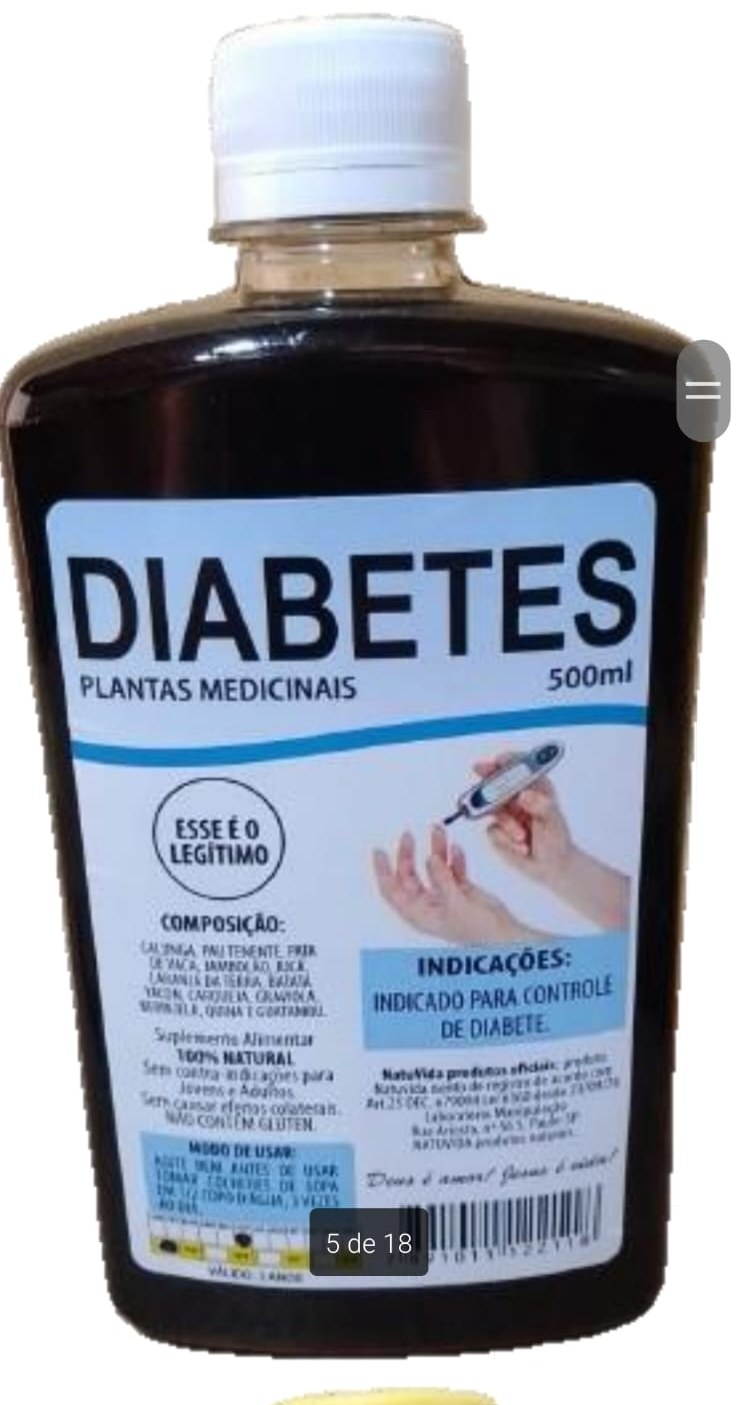 Garrafa Diabetes