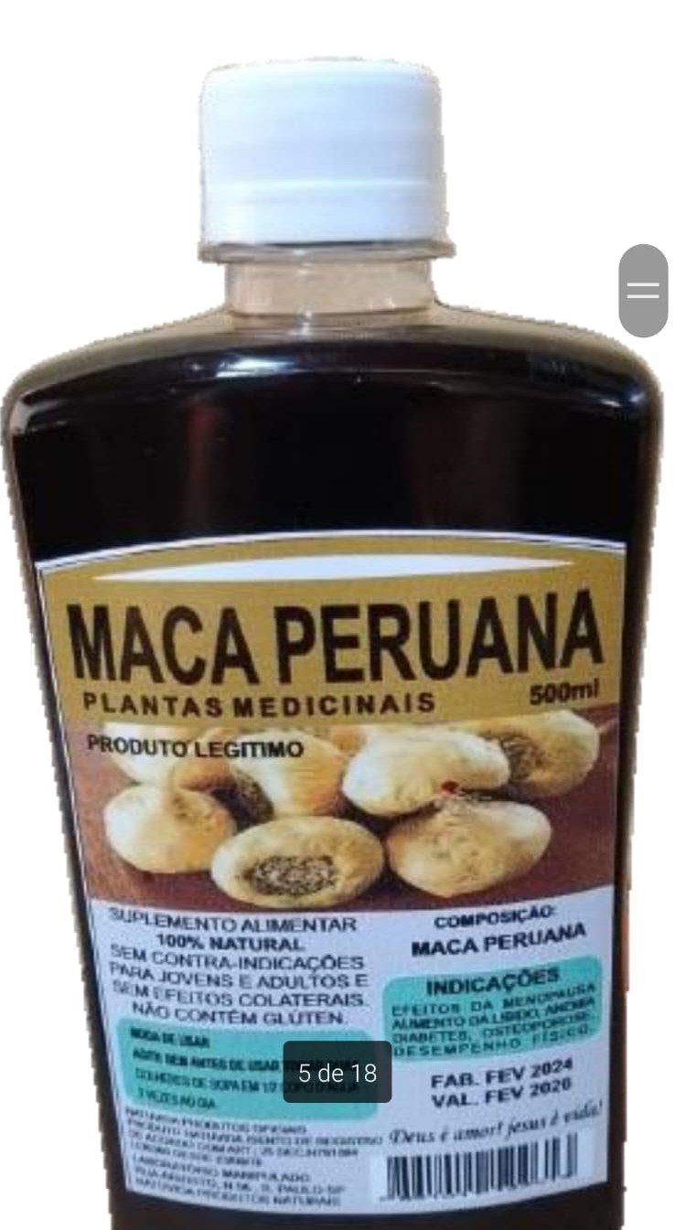 Garrafa Maca Peruana